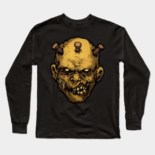 zombie face Long Sleeve T-Shirt